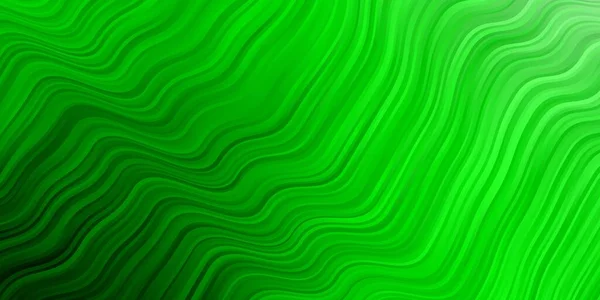 Зеленый Фон Изогнутыми Линиями — стоковый вектор