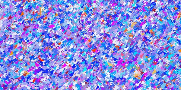 Modèle Vectoriel Multicolore Léger Avec Style Polygonal Illustration Avec Ensemble — Image vectorielle