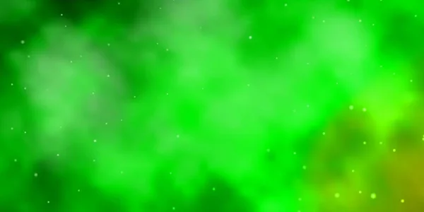 Güzel Yıldızlı Açık Yeşil Vektör Dokusu — Stok Vektör
