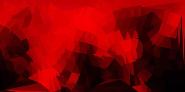 Modelo Triângulo Vetor Vermelho Escuro Poli Mosaico Ilustração Colorida Com —  Vetores de Stock