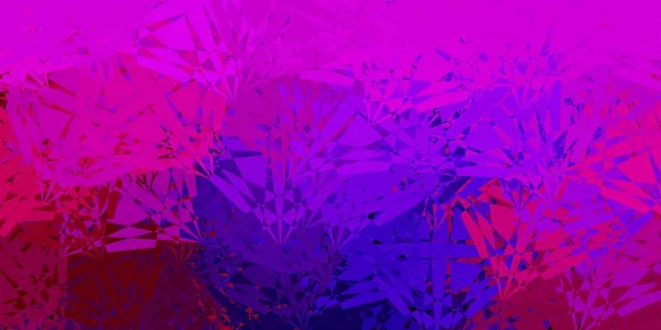 Donkerblauw Rood Vectorpatroon Met Veelhoekige Vormen Illustratie Met Abstracte Kleurrijke — Stockvector