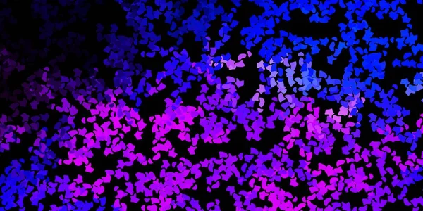 Темно Рожева Синя Векторна Текстура Фігурами Маніфесту Ілюстрація Різнокольоровими Формами — стоковий вектор