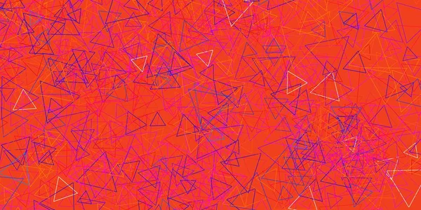 Bleu Foncé Fond Vectoriel Jaune Avec Triangles Lignes Illustration Abstraite — Image vectorielle