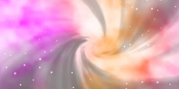ネオン星とライトピンク 黄色のベクトルテンプレート — ストックベクタ