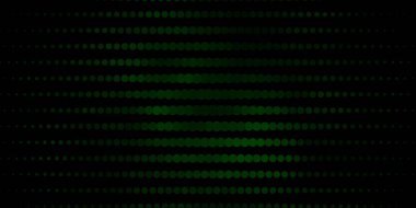 Daireli koyu yeşil vektör arkaplanı.