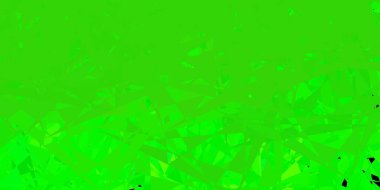 Üçgen şekilli koyu yeşil vektör şablonu. Modern tarzda üçgen şekilli akıllı soyut çizimler. Reklamlarınıza basit bir ekleme..