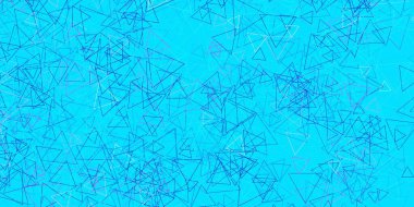 Koyu pembe, rastgele üçgenli mavi vektör dokusu. Renkli soyut üçgenli web materyali çizimi. Insperarion için tasarımı başlat.