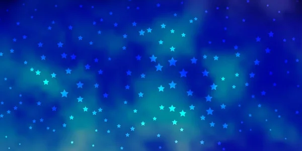 Dunkelrosa Blaues Vektorlayout Mit Hellen Sternen — Stockvektor