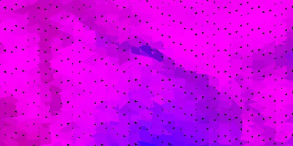 Patrón Poligonal Vectorial Rosa Oscuro Nueva Ilustración Colorida Con Formas — Vector de stock