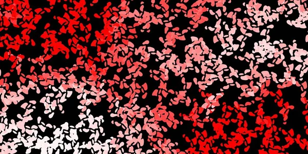 カオス形状の暗赤色ベクトル背景 グラデーションのランダムな形をしたモダンな抽象的なイラスト あなたのウェブサイトのための簡単なイラスト — ストックベクタ