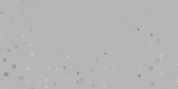 Світло Сірий Вектор Каракулі Квітами Абстрактна Ілюстрація Квітами Стилі Орігамі — стоковий вектор