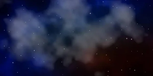 Темно Синий Желтый Векторный Узор Звездами — стоковый вектор