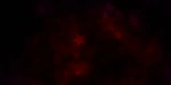 Σκούρο Κόκκινο Διάνυσμα Φόντο Κύκλους Αστέρια — Διανυσματικό Αρχείο