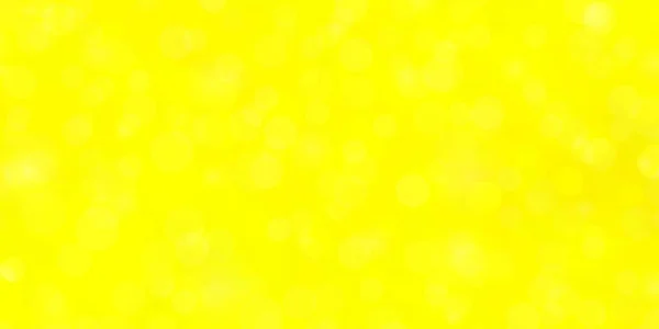 Světle Žlutá Vektorová Šablona Kruhy — Stockový vektor