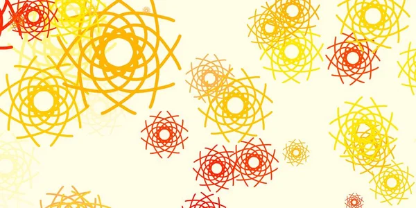 Светло Оранжевый Векторный Отскок Хаотичными Поворотами Современная Абстрактная Иллюстрация Градиентными — стоковый вектор