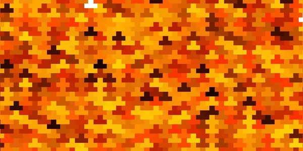 Sötét Narancs Vektor Háttér Sokszögben Absztrakt Illusztráció Téglalap Alakú Reklámok — Stock Vector