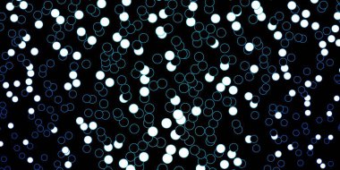 Lekeli koyu mavi vektör arkaplanı.