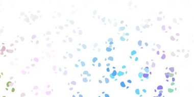 Açık mavi, soyut şekilli kırmızı vektör deseni. Basit gradyan şekilli renkli bir çizim. Reklamlarınız için modern tasarım.