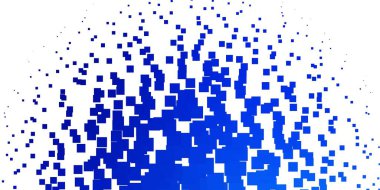 Dikdörtgenlerde hafif BLUE vektör şablonu.