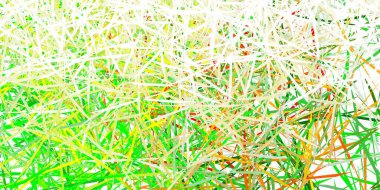 Açık yeşil, üçgen şekilli sarı vektör şablonu. Üçgen şekilleri soyut bir şekilde renk değişimine sahiptir. Reklamlar için şablon.