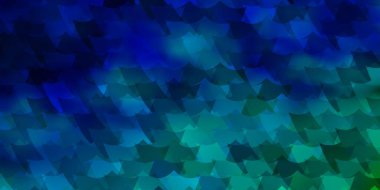 Açık mavi, dikdörtgenli yeşil vektör şablonu. Dikdörtgenli soyut gradyan çizimi. Web siteleri, iniş sayfaları için desen.