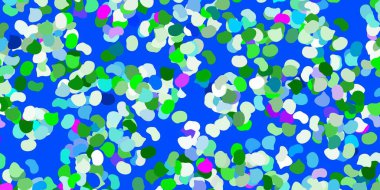 Açık pembe, soyut şekilli yeşil vektör şablonu. Basit bir şekilde gradyan olan renkli soyut biçimler. Web siteniz için basit illüstrasyon.