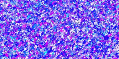 Açık pembe, üçgenli, çizgili mavi vektör arkaplanı. Renkli soyut üçgenli web materyali çizimi. Reklamlar için şablon.