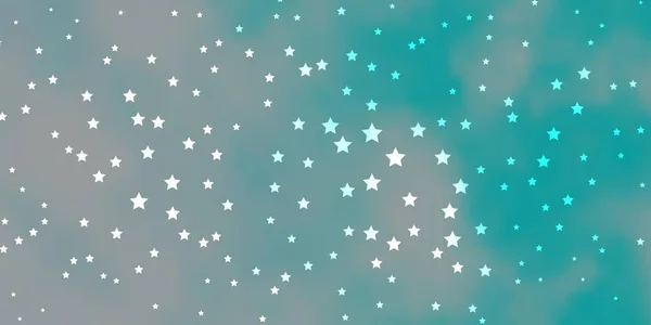 Fundo Vetorial Azul Escuro Com Estrelas Coloridas Ilustração Abstrata Geométrica — Vetor de Stock