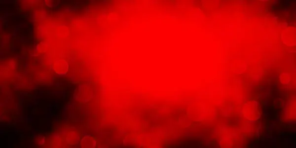 Layout Vetor Vermelho Escuro Com Formas Círculo — Vetor de Stock
