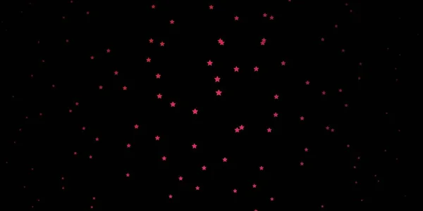 Mörkrosa Röd Vektor Layout Med Ljusa Stjärnor — Stock vektor