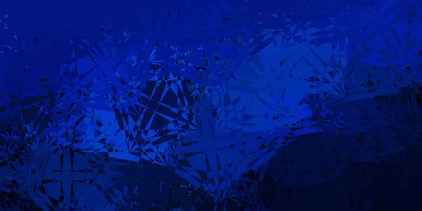 Темний Векторний Фон Blue Полігональними Формами Веб Матеріал Ілюстрація Барвистими — стоковий вектор