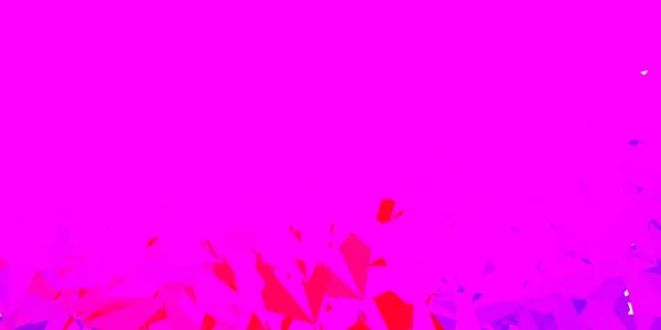 Licht Paars Roze Vector Abstracte Driehoek Achtergrond Gradiënt Illustratie Veelhoekige — Stockvector