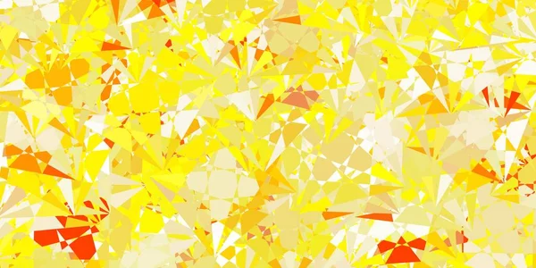 Üçgen şekilli Light Orange vektör şablonu. Üçgen şekilli, şekilli muhteşem soyut çizimler. Insperarion için tasarımı başlat.