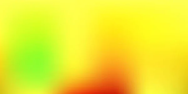Ljusgrön Gul Vektor Suddig Bakgrund Färgglad Illustration Med Gradient Abstrakt — Stock vektor