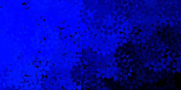 Темно Синий Векторный Узор Полигональными Вставками Треугольные Фигуры Красочным Градиентом — стоковый вектор