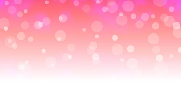 Світло Фіолетовий Рожевий Векторний Шаблон Колами — стоковий вектор