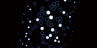 Daireli koyu mavi vektör dokusu.