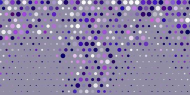 Küreli açık mor vektör deseni. Renkli damlaları olan soyut parlak bir illüstrasyon. İş ilanları için şablon.