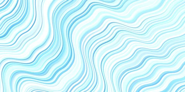 Fond Vectoriel Bleu Clair Avec Des Courbes Illustration Abstraite Colorée — Image vectorielle