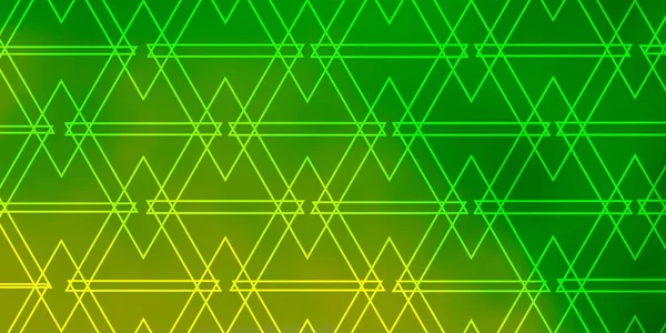Ljusgrön Vektor Bakgrund Med Polygonal Stil — Stock vektor