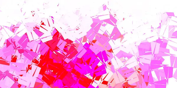 Light Pink Yellow Vector Polygonal Background Illustration Broken Glass Style — Stock Vector