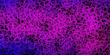 Koyu kırmızı, Memphis şekilli sarı vektör dokusu. Soyut tarzda, gradyan formlarda basit tasarım. Reklamlarınız için modern tasarım.