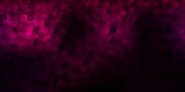 Altıgen şekilli koyu pembe vektör arkaplan. Renkli basit altıgenli yaratıcı bulanık arkaplan. Tasarımına kolay bir ekleme.