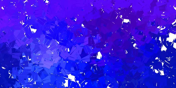 Rosa Escuro Padrão Mosaico Azul Vetor Triângulo Ilustração Gradativa Estilo — Vetor de Stock