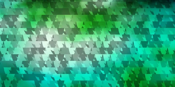 Bleu Clair Fond Vectoriel Vert Avec Style Polygonal Illustration Abstraite — Image vectorielle