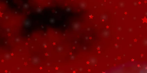 Texture Vectorielle Rouge Clair Avec Belles Étoiles — Image vectorielle