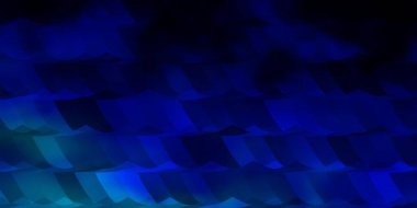 Altıgen kümeli hafif BLUE vektör arkaplanı. Renkli altıgenli soyut illüstrasyon. İniş sayfaları için desen.