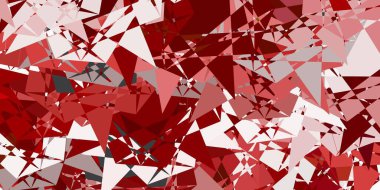 Çokgen formlu açık kahverengi vektör arkaplanı. Renkli soyut üçgenli web materyali çizimi. Insperarion için tasarımı başlat.