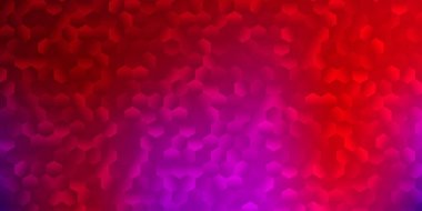 Açık mor, altıgen şeklinde pembe vektör şablonu. Görüntü arkaplanındaki soyut renk eğimli altıgenler. Sosyal ağlarınız için tasarım.