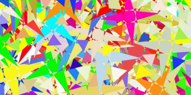 Çokgen şekilli açık mor vektör deseni. Soyut renkli üçgen şekilli illüstrasyon. Duvar kağıtları için desen.